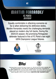 Martim Fernandes Geometric Refractor Topps Chrome UEFA Club Competitions   62 NM1
