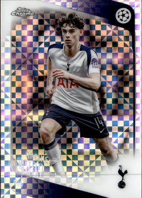 Archie Gray Geometric Refractor Topps Chrome UEFA Club Competitions   165 NM0
