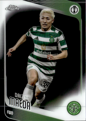 Daizen Maeda Base Topps Chrome UEFA Club Competitions 98 NM0