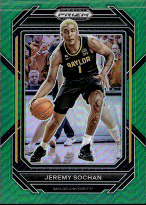 Jeremy Sochan Green Panini Prizm Draft Picks   Green 94 NM0