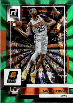 Mikal Bridges Holo Laser Green Donruss   Holo Laser Green 135 NM0
