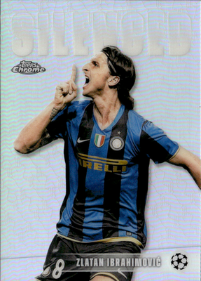 Zlatan Ibrahimovic Topps Chrome  Champions League Silenced SHH 3 (NM)0