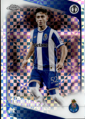 Martim Fernandes Geometric Refractor Topps Chrome UEFA Club Competitions   62 NM0