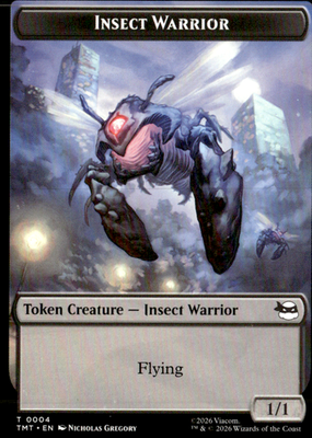 Insect Warrior // Food Double Sided Token TMT 4 // 8 NM1