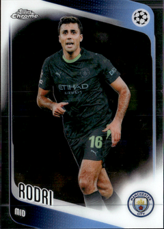 Rodri Base Topps Chrome UEFA Club Competitions 171 NM0