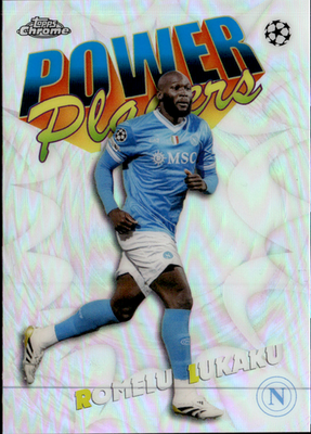 Romelu Lukaku Power Players Topps Chrome UEFA Club Competitions   PP 12 NM0