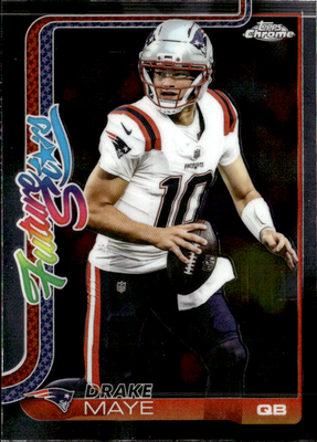 Drake Maye Future Stars Topps Chrome    FS 7 (NM)0