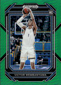 Victor Wembanyama Green Panini Prizm Draft Picks   Green 2 NM0