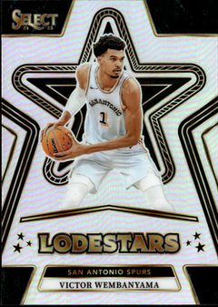 Victor Wembanyama Lodestars Silver Prizms Panini Select   5 NM0
