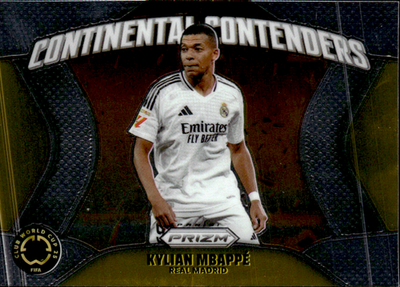 Kylian Mbappe Continental Contenders Panini Prizm FIFA Club World Cup   24 NM0