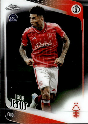 Igor Jesus Base Topps Chrome UEFA Club Competitions 161 NM0