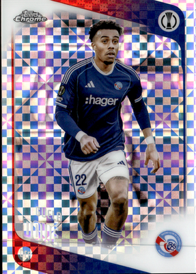 Guela Doué Geometric Refractor Topps Chrome UEFA Club Competitions   180 NM0