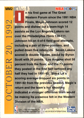 Magic Johnson More Magic Hoops   More Magic MM2 LP1