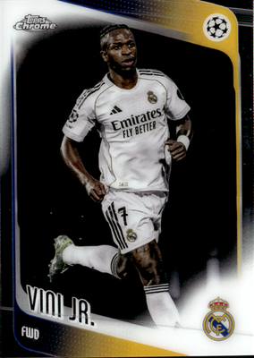 Vini Jr. Base Topps Chrome UEFA Club Competitions 115 NM0