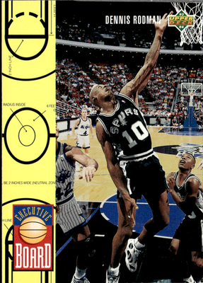 Dennis Rodman Base Upper Deck 421 LP0