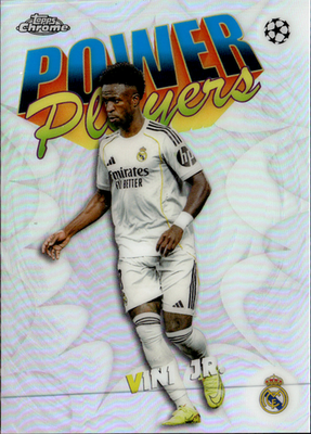 Vini Jr. Power Players Topps Chrome UEFA Club Competitions   PP 14 NM0