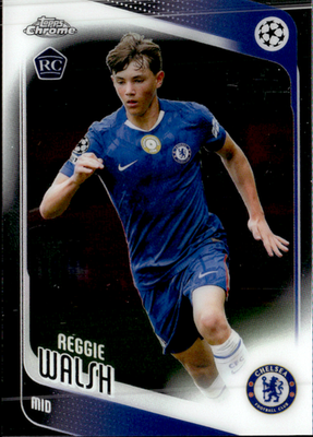 Reggie Walsh Base Topps Chrome UEFA Club Competitions 70 NM0