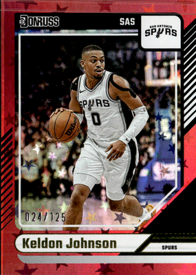 Keldon Johnson International Red Stars Donruss   International Red Stars 145 NM0