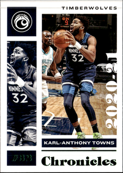 Karl Anthony Towns Green Panini Chronicles   Green 32 NM0