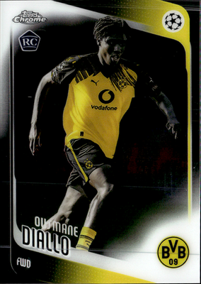 Ousmane Diallo Base Topps Chrome UEFA Club Competitions 120 NM0