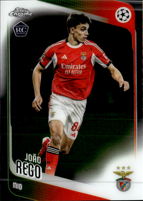 João Rego Base Topps Chrome UEFA Club Competitions 168 NM0