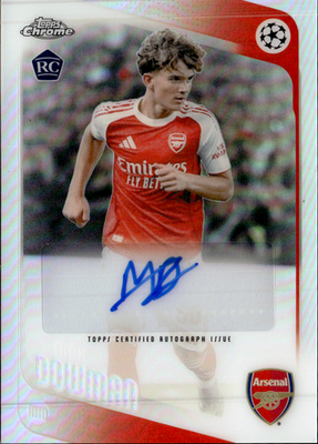 Max Dowman Chrome Autographs  Premier League   Chrome Autographs CA MD NM0