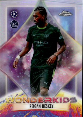 Reigan Heskey Wonderkids Topps Chrome UEFA Club Competitions   WK 2 NM0