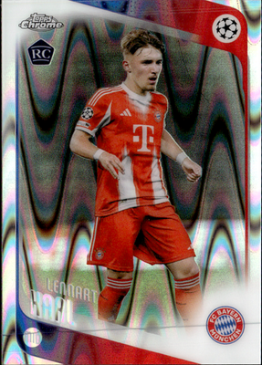Lennart Karl Raywave Refractor Topps Chrome UEFA Club Competitions    187 NM0