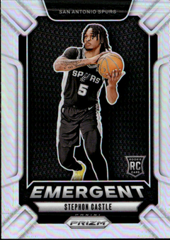 Stephon Castle Emergent Prizms Silver Panini Prizm   29 NM0
