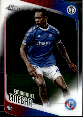 Emanuel Emegha Base Topps Chrome UEFA Club Competitions 110 NM0