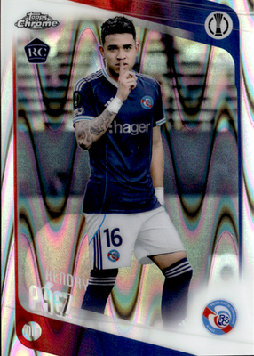 Kendry Páez Base Topps Chrome (RayWave Refractor) UEFA Club Competitions 29 NM0