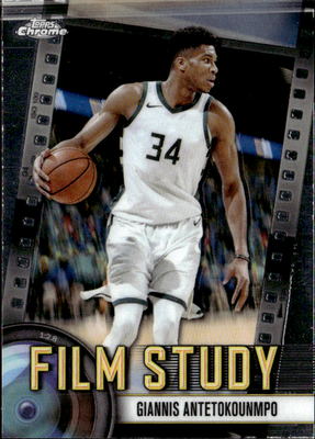 Giannis Antetokounmpo Film Study Topps Chrome   Film Study FS 3 NM0