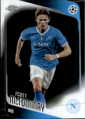 Scott McTominay Base Topps Chrome UEFA Club Competitions 41 NM0