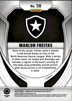 Marlon Freitas Base Panini Prizm FIFA Club World Cup 58 NM1