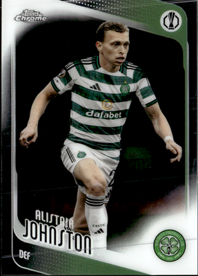 Alistair Johnston Base Topps Chrome UEFA Club Competitions 148 NM0