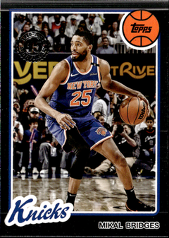 Mikal Bridges 1980 81 Topps Basketball Platinum Holo Foil Topps    80BK 38 NM0