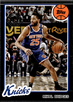 Mikal Bridges 1980 81 Topps Basketball Platinum Holo Foil Topps    80BK 38 NM0