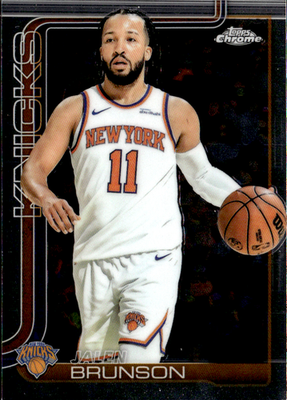 Jalen Brunson Base Topps Chrome 101 NM0