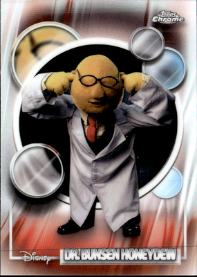 Dr. Bunsen Honeydew Base Topps Chrome Disney 58 NM0