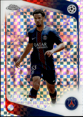 Warren Zaire Emery Geometric Refractor Topps Chrome UEFA Competitions 170 NM0