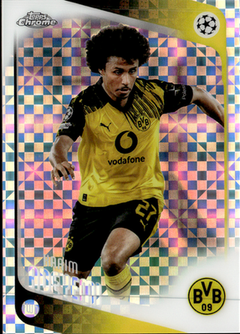 Karim Adeyemi Geometric Refractor Topps Chrome UEFA Club Competitions   128 NM0