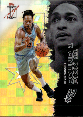 Devin Vassell Gold Topps Signature Class   340