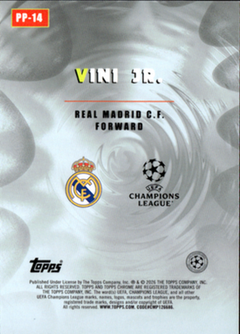 Vini Jr. Power Players Topps Chrome UEFA Club Competitions PP 14 NM1