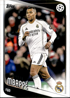 Kylian Mbappé Base Topps UEFA Club Competitions 112 NM0