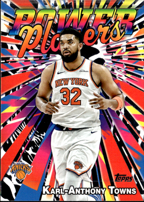 Karl Anthony Towns Power Players Topps   Power Players PP 4 NM0