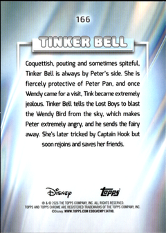 Tinker Bell Base Topps Chrome Disney 166 NM1
