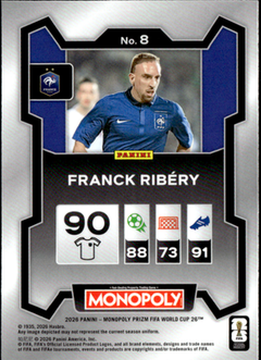 Franck Ribery Base Panini Prizm Monopoly FIFA World Cup 8 NM1