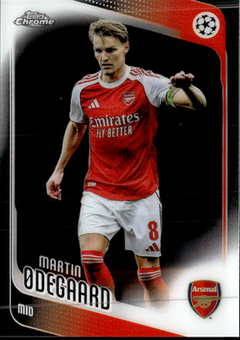 Martin Ødegaard Base Topps Chrome UEFA Club Competitions 157 NM0