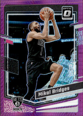 Mikal Bridges Pink Donruss Optic   Pink 199 NM0