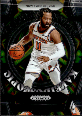 Jalen Brunson Kaleidoscopic Panini Prizm Black   Kaleidoscopic 13 NM0